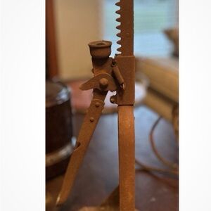 Crusty dusty primitive decor Indestro Bottle Capping Implement Machine